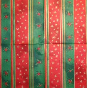 055 Christmas Flowers - 3-ply (red) - Ihr